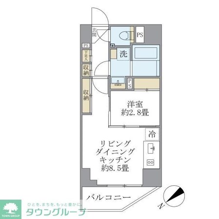 ルネサンス赤坂プレミアムコートの物件間取画像